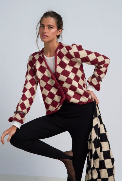 Ajedrez Tinto Sweaters Eiina Brand 