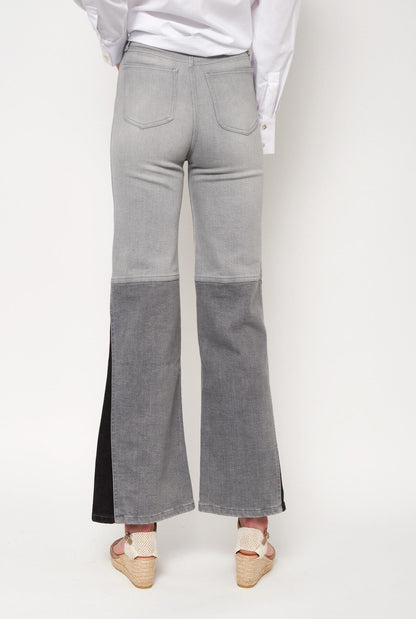 Alba stretch grey Trousers Julise Magon 