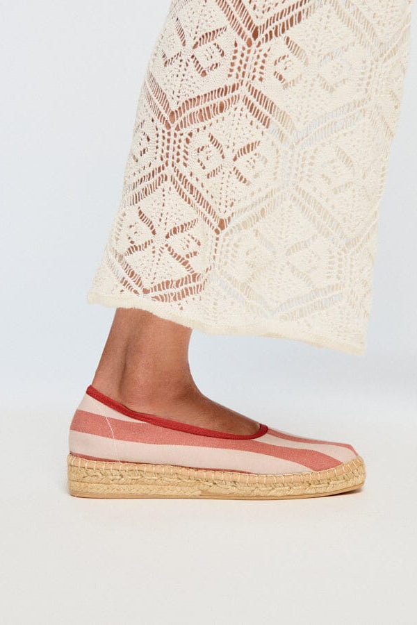 ALLIUM RAYAS ROJO Loafers Naguisa 