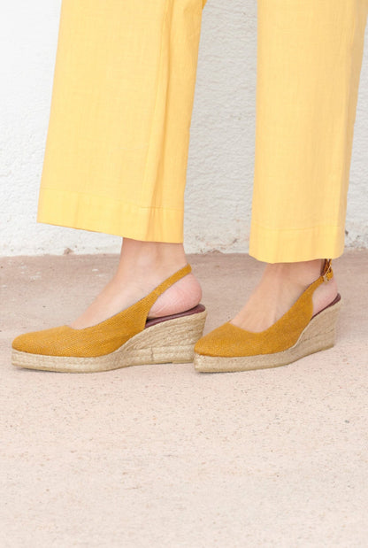Alpargatas amarillo mostaza Espadrilles SOY FASCINANTE 