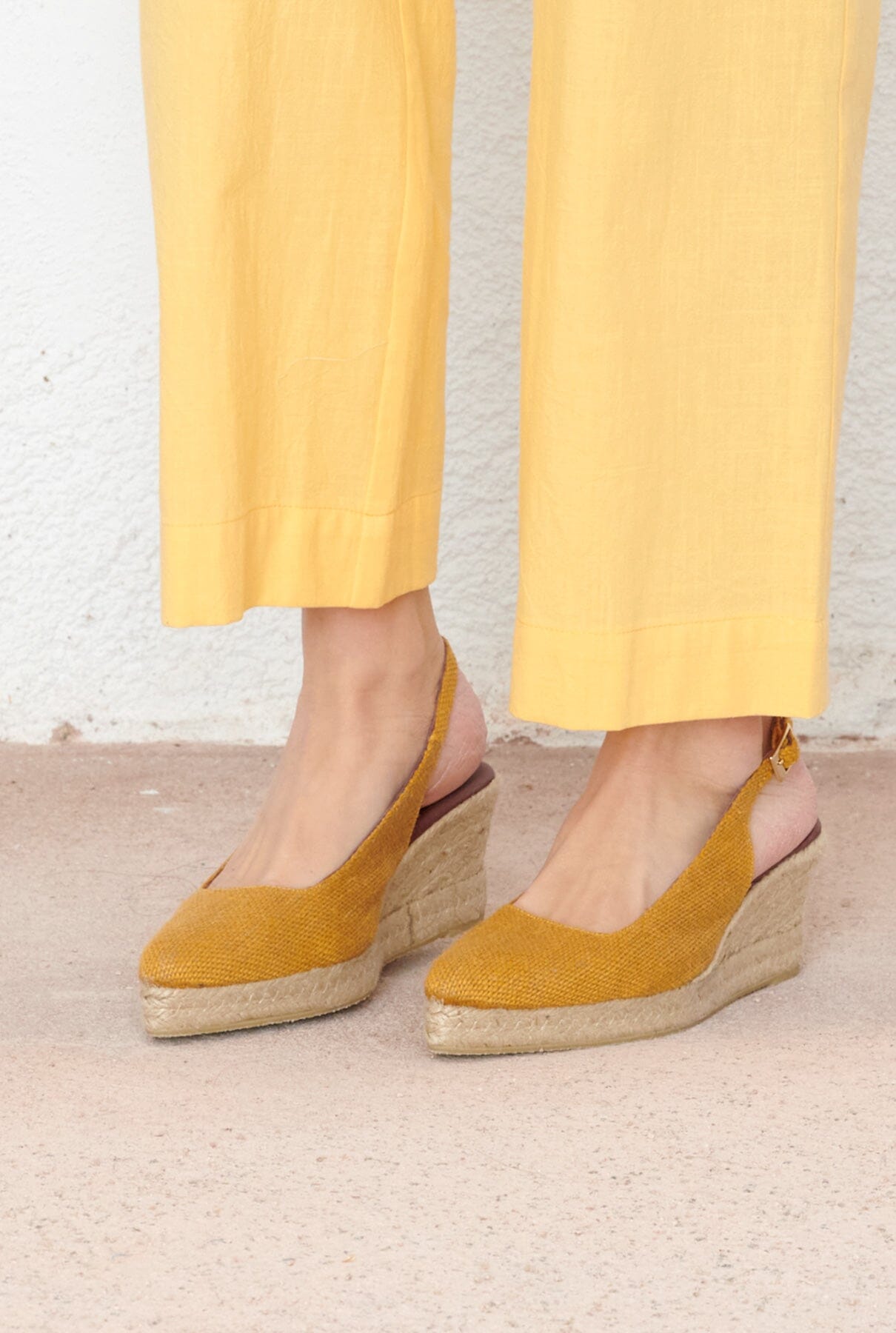 Alpargatas amarillo mostaza Espadrilles SOY FASCINANTE 