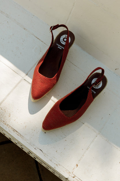 Alpargatas edicion limitada rojo Espadrilles SOY FASCINANTE 