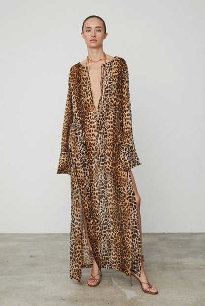 Amber Tunic Leopard Dress Alex Riviere Studio 