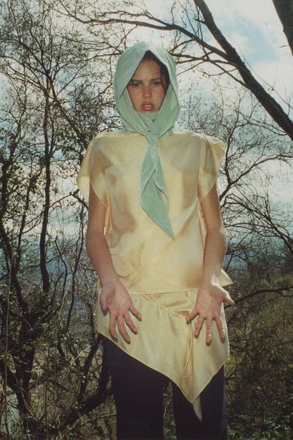 Amberlight silk 'pañoleta' top Tops and Blouses Boscoier 
