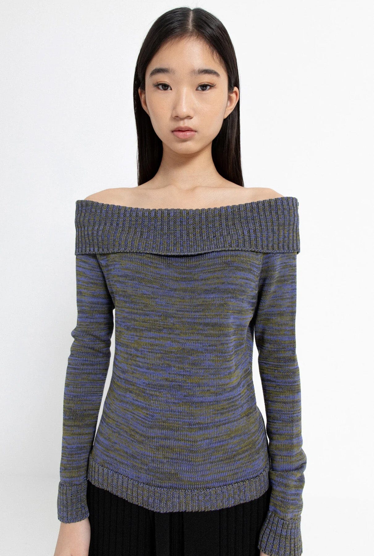 Angelica Top Blue Sweaters Carlota Cahis 