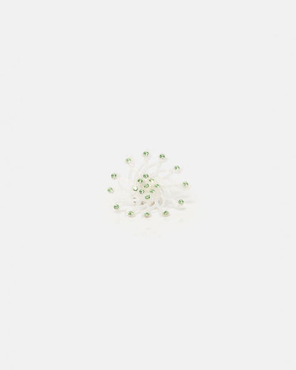Anillo Ciclo white-green Rings Joaquin Blanco 