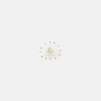 Anillo Ciclo white-green Rings Joaquin Blanco 