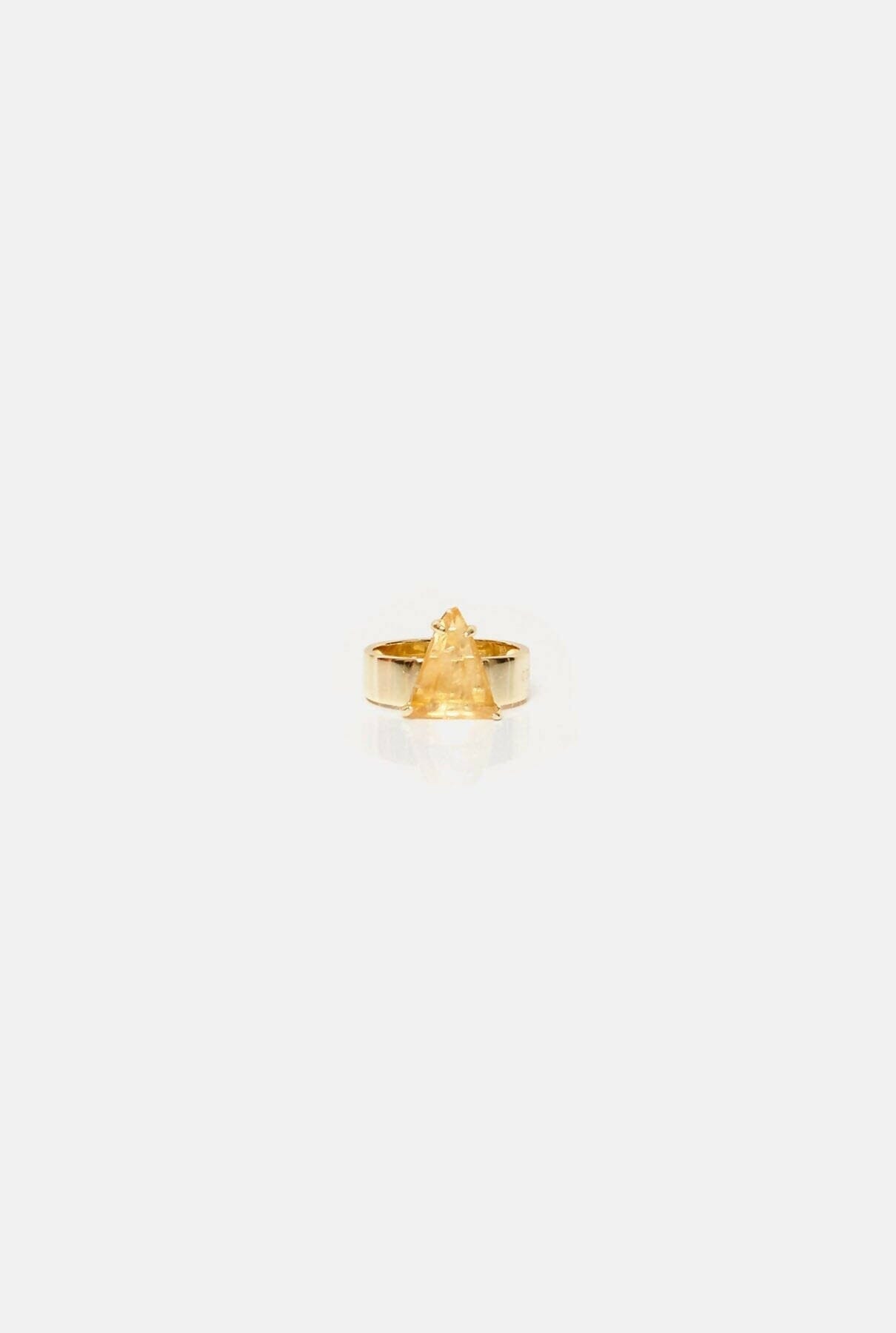 Anillo Gabo con Citrino