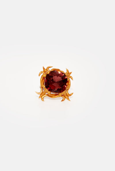 Anillo Gotico Oro y Amatista · Joaquin Blanco