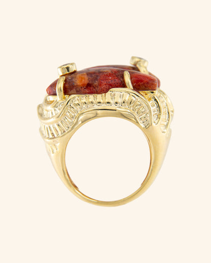 Anillo Marea Doble Coral Rings Coolook 