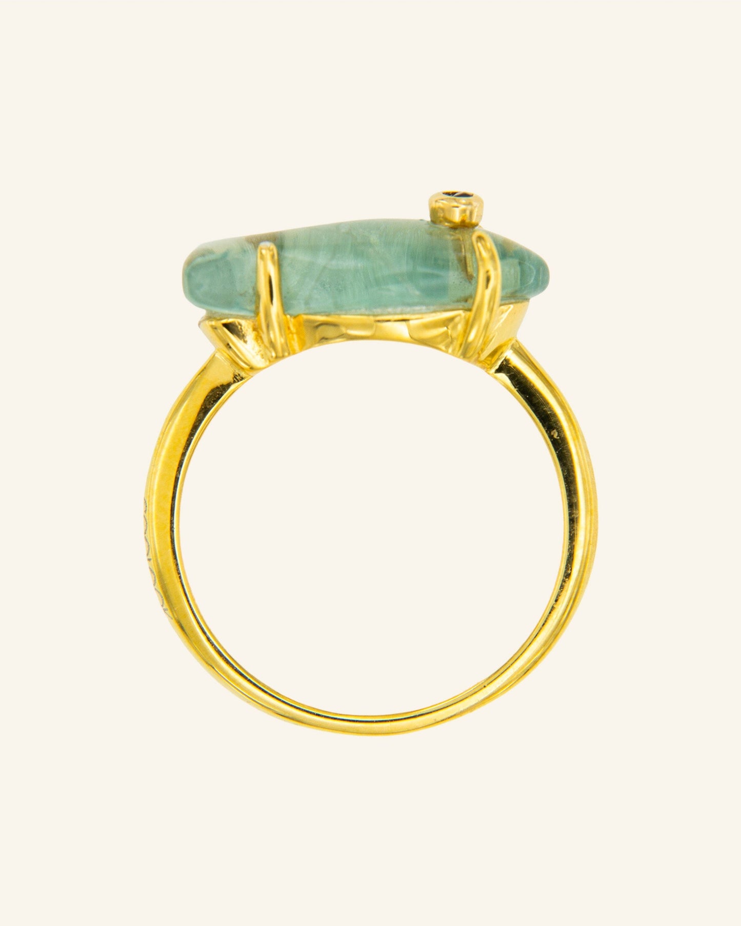 Anillo Marea Fluorita Verde Rings Coolook 
