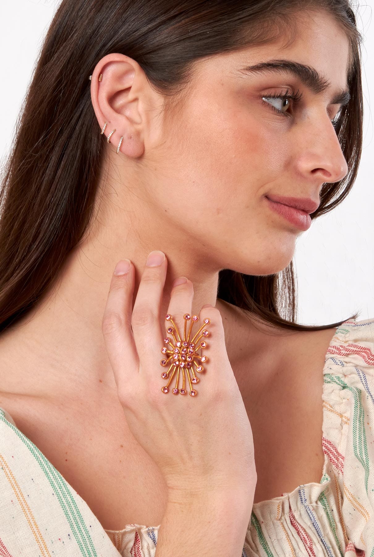 Anillo Rectangular Oro/Rose Rings Joaquin Blanco 