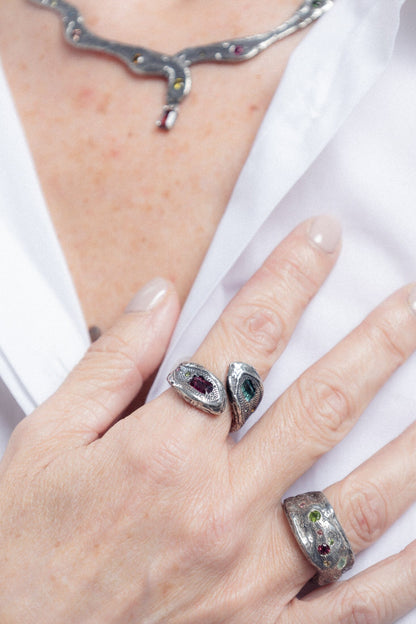 Anillo Serpent Plata Rings Clara & Beth 