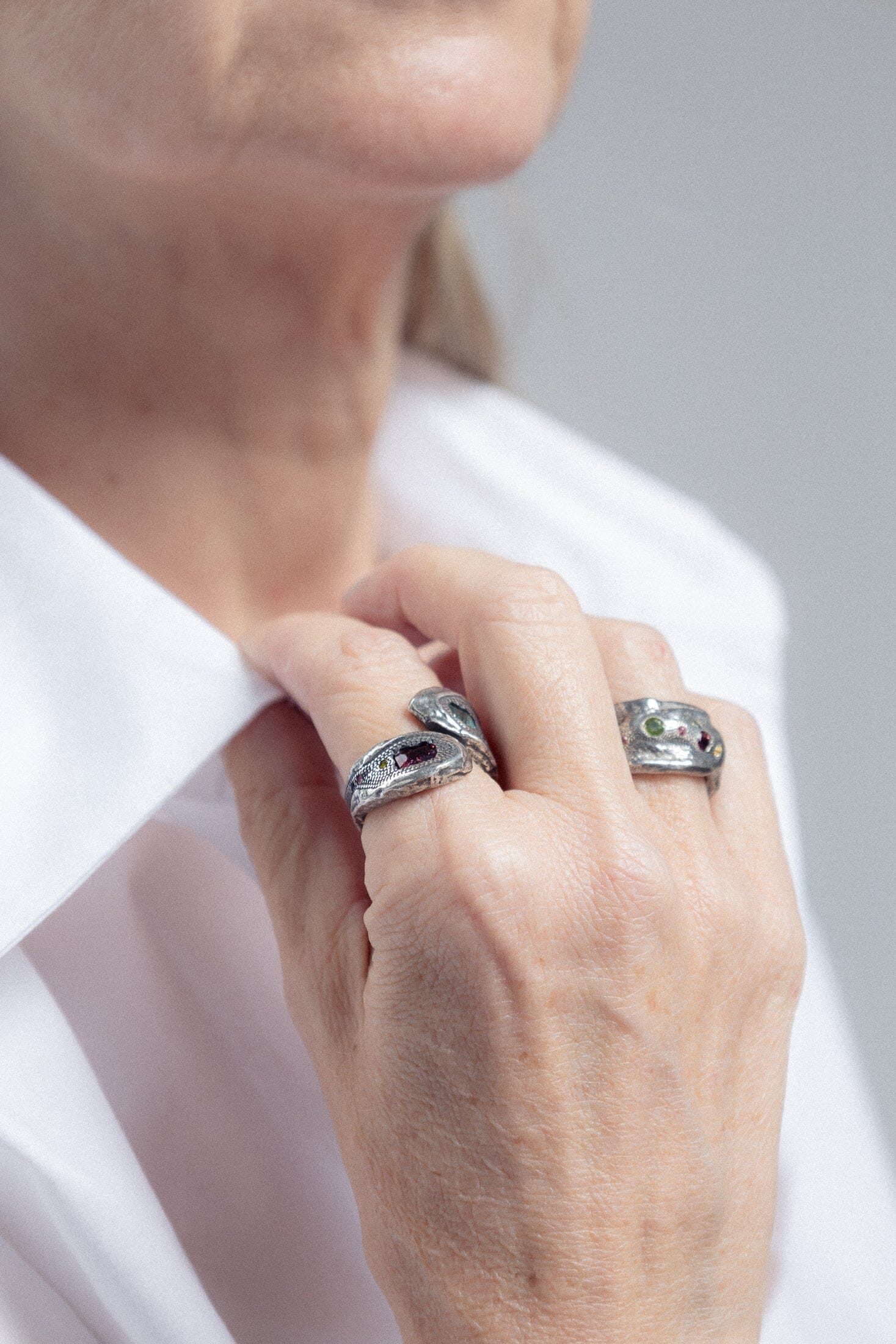 Anillo Serpent Plata Rings Clara & Beth 