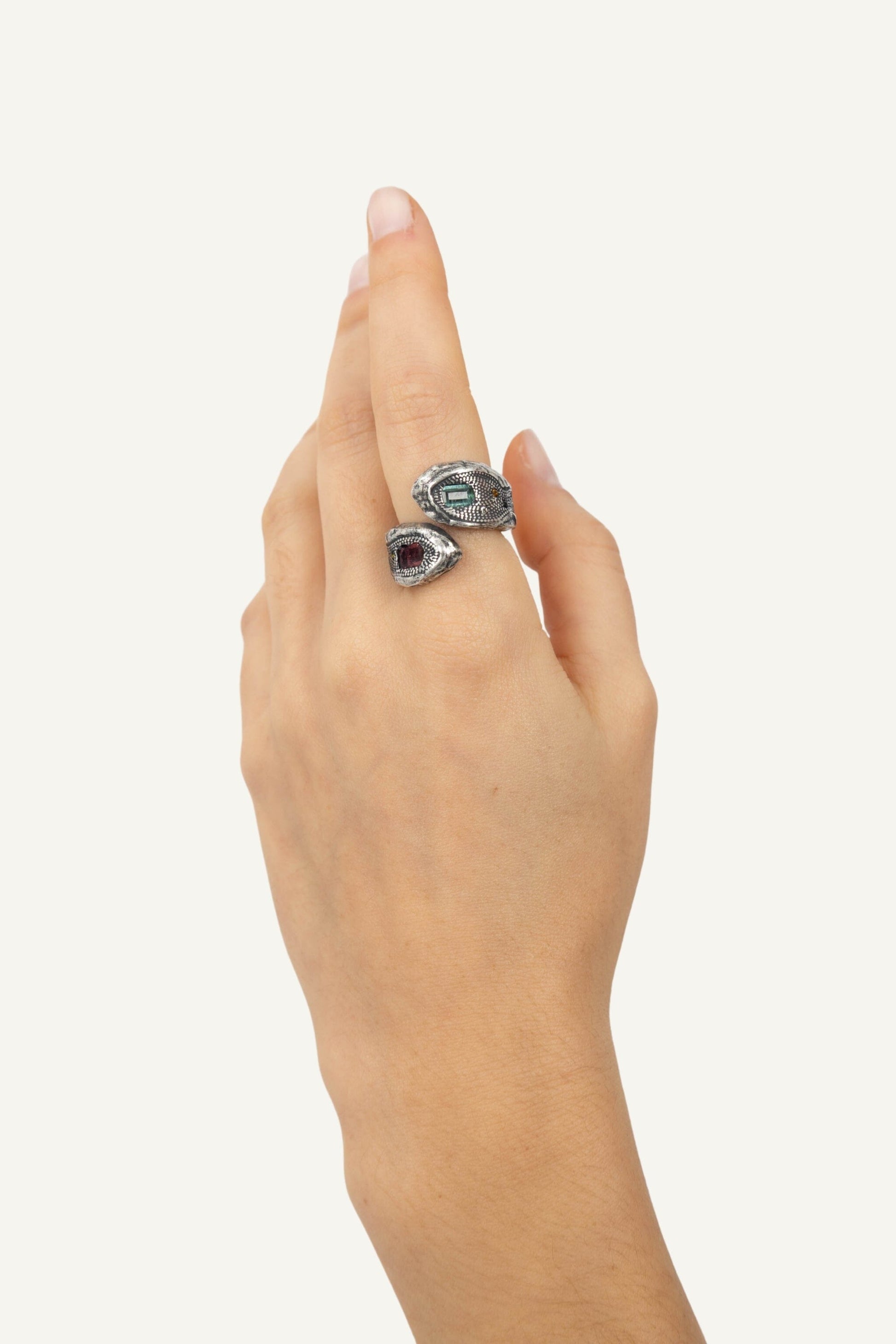 Anillo Serpent Plata Rings Clara & Beth 