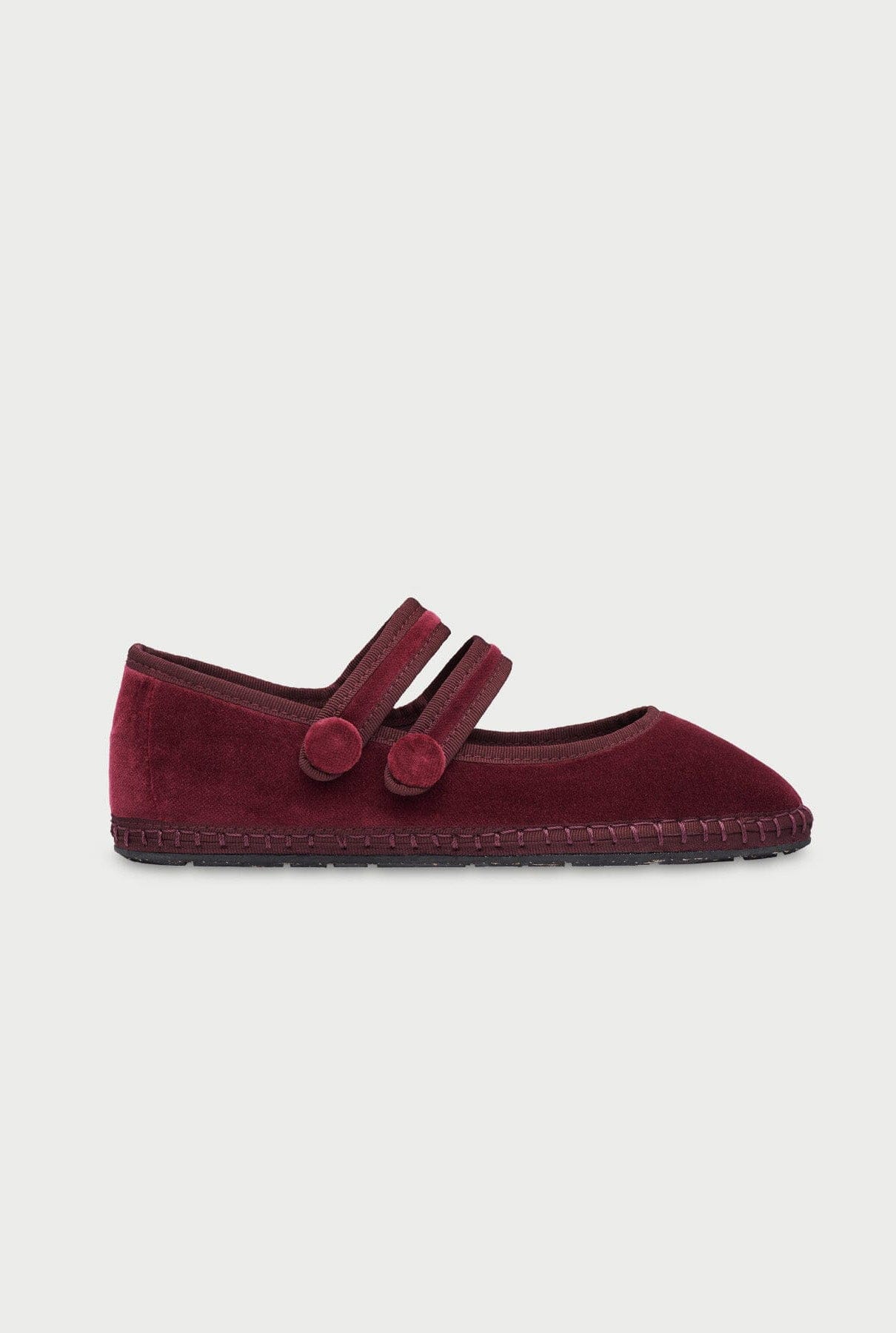 Antoine Burgundy Flat shoes Flabelus 