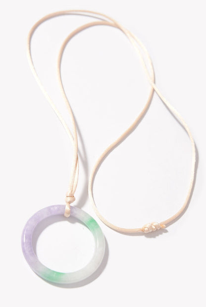 Aro jade con cordón Earrings SOYFASCINANTE 