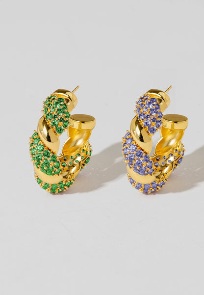 Aros Paramount Azul Earrings LAVANI 