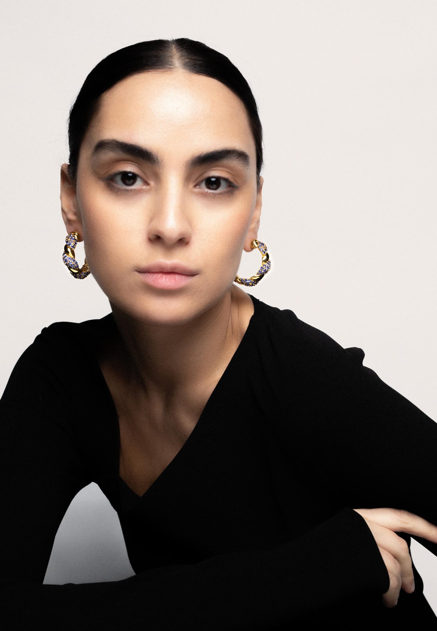 Aros Paramount Azul Earrings LAVANI 