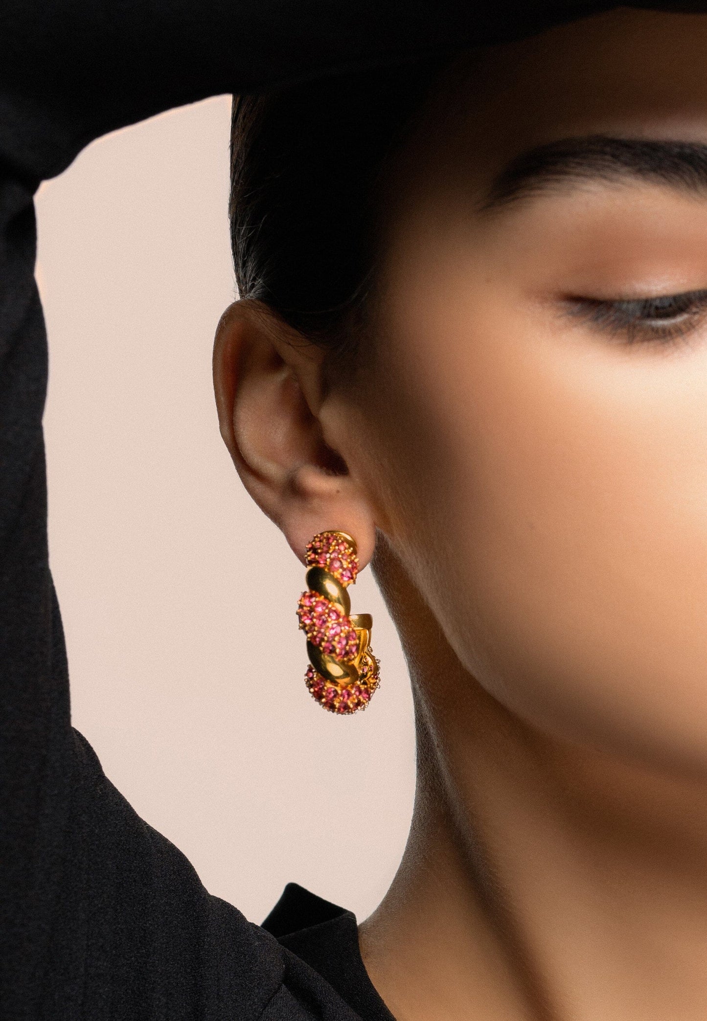 Aros Paramount Fucsia Earrings LAVANI 