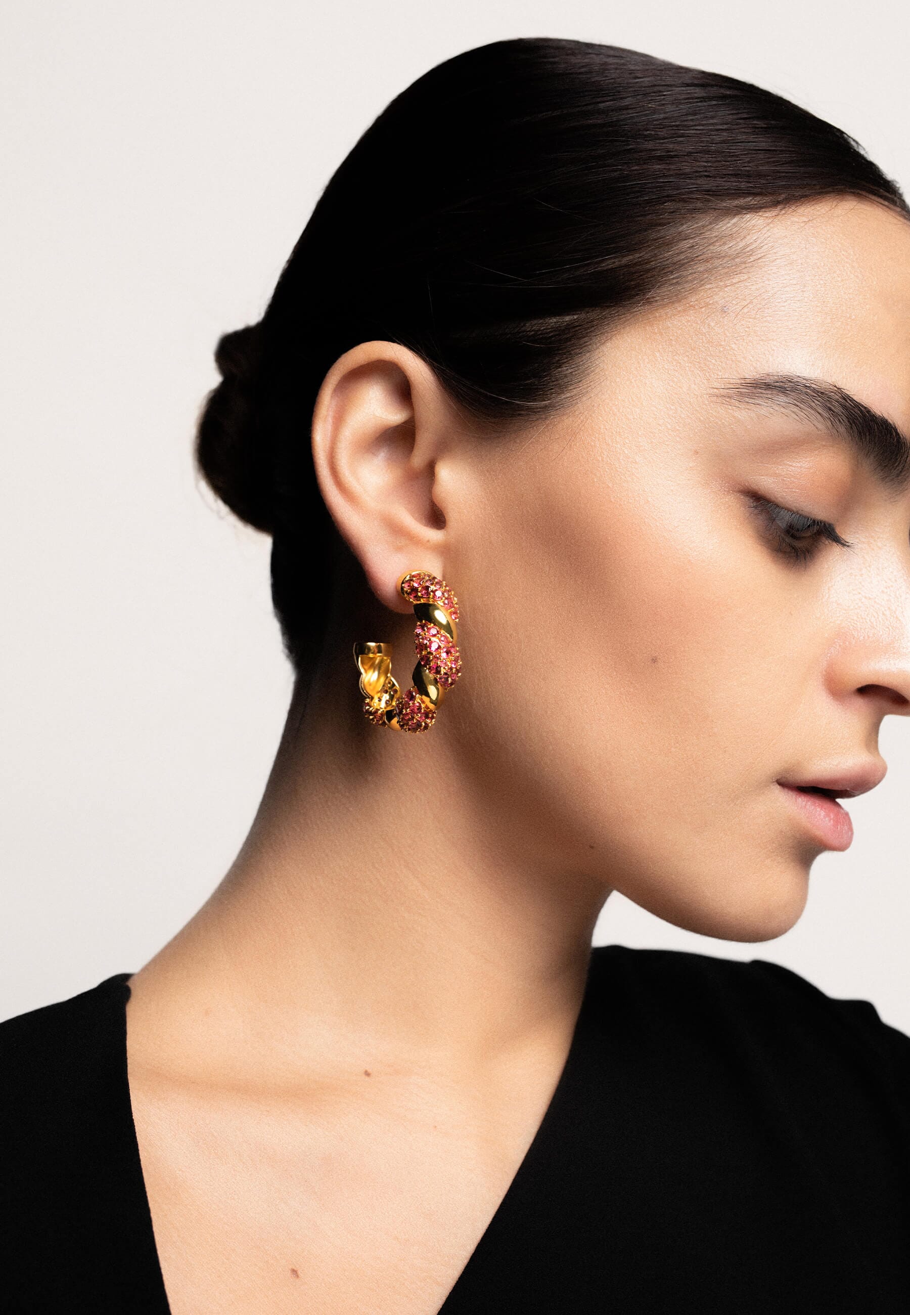 Aros Paramount Fucsia Earrings LAVANI 