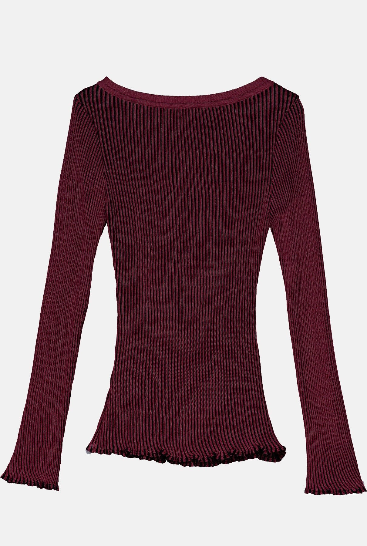 Asta Blouse Burgundy Sweaters Carlota Cahis 