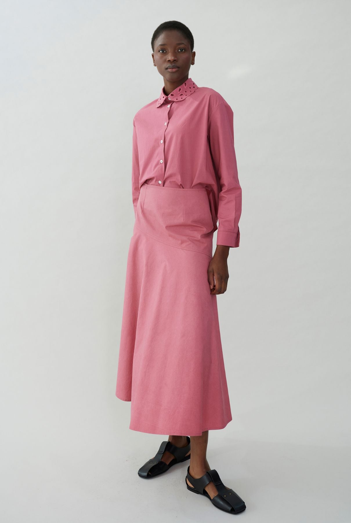 Asymmetrical cotton skirt Skirts Tot-Hom 