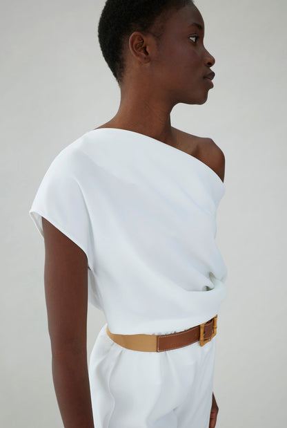 Asymmetrical crepe top T-Shirts & tops Tot-Hom 