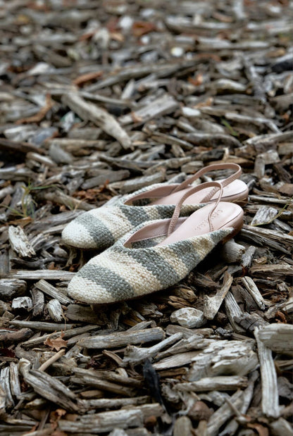 BAIMARA Mule Gris Flat shoes Baimara 