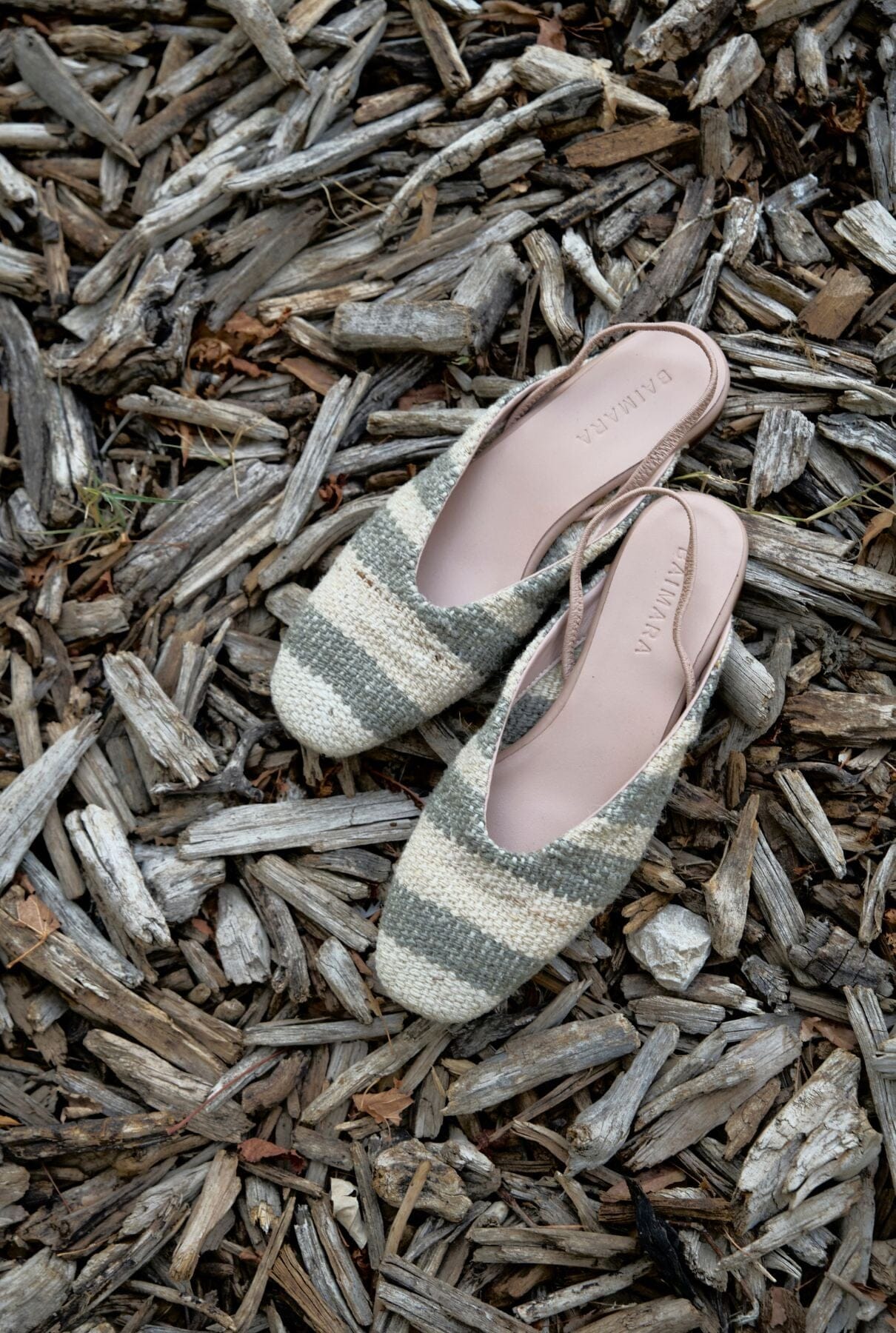 BAIMARA Mule Gris Flat shoes Baimara 