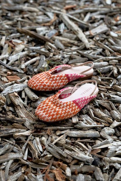 BAIMARA Mule Naranja Flat shoes Baimara 