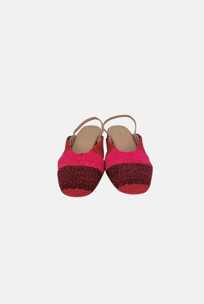 BAIMARA Mule Rosa rayas Flat shoes Baimara 