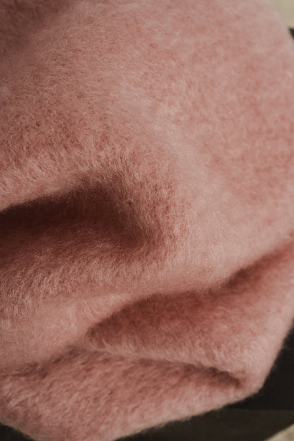 Ballet Pink Mohair Blanket ELEVAA 