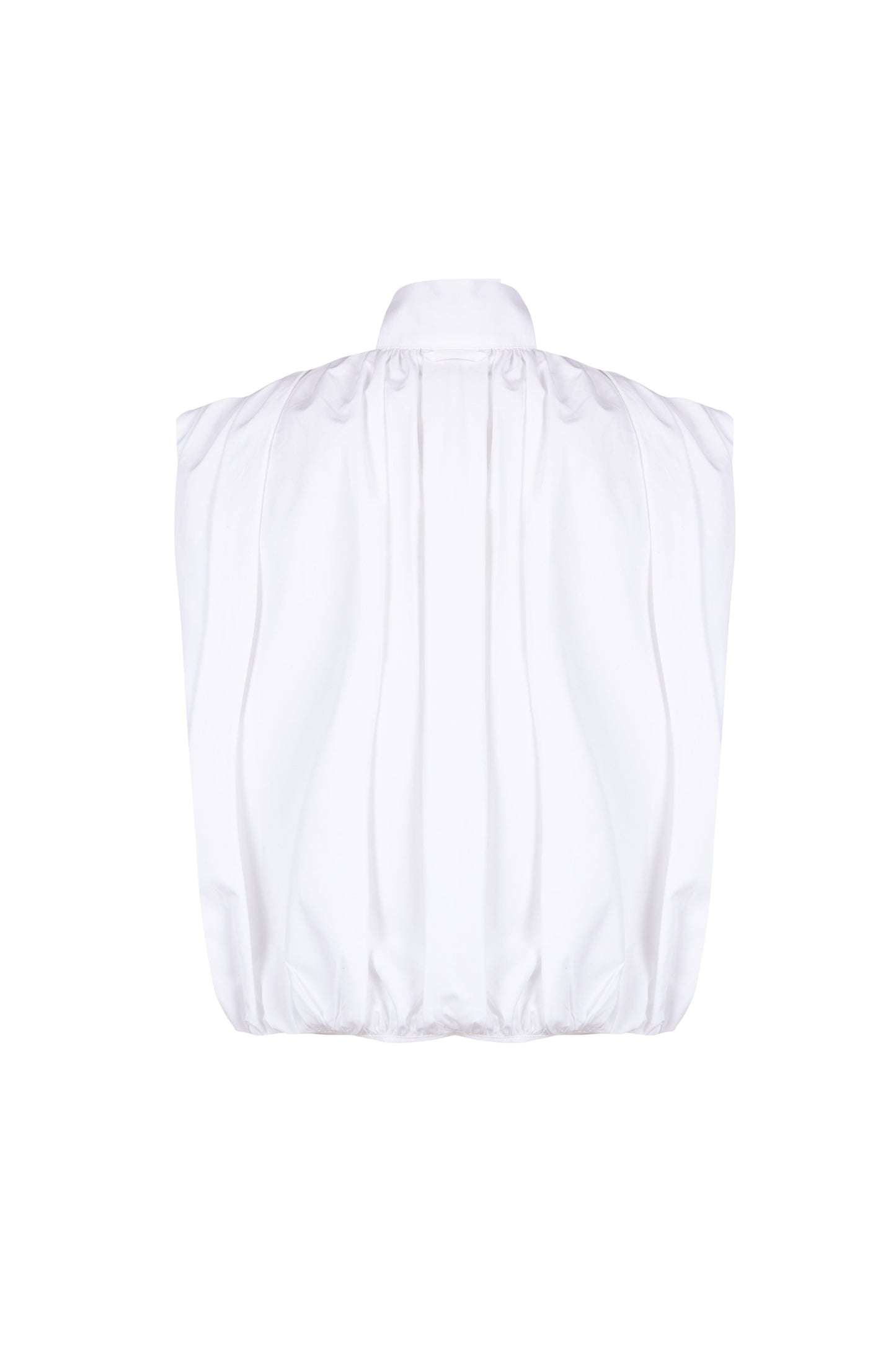Balloon White Top Tops and Blouses PALOMO SPAIN 