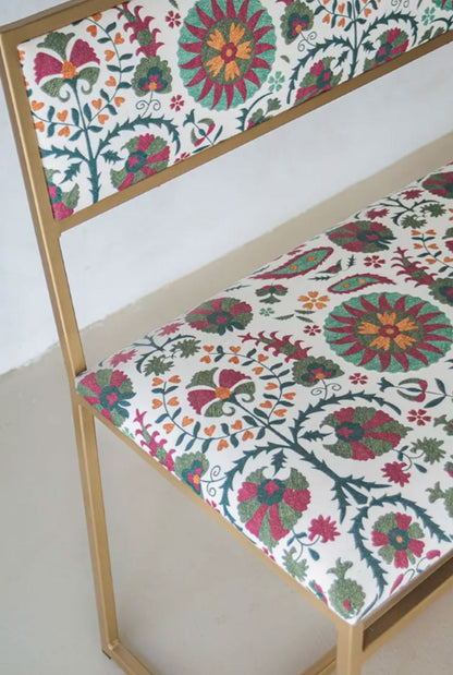 Banco respaldo dorado Furniture Be Water Home 