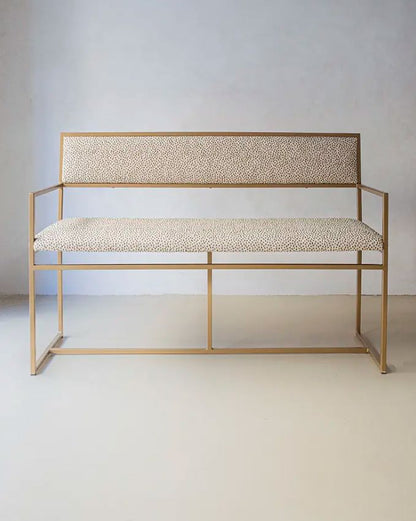 Banco respaldo dorado Furniture Be Water Home 