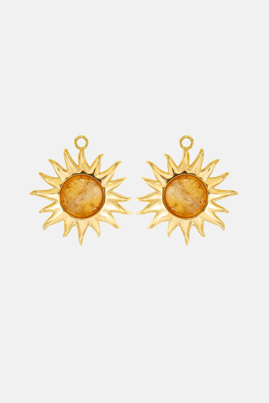 Colgantes Sol Fascinante Final Citrino