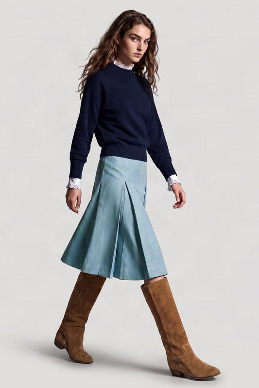 Basil navy sweater Sweaters Kolonaki 