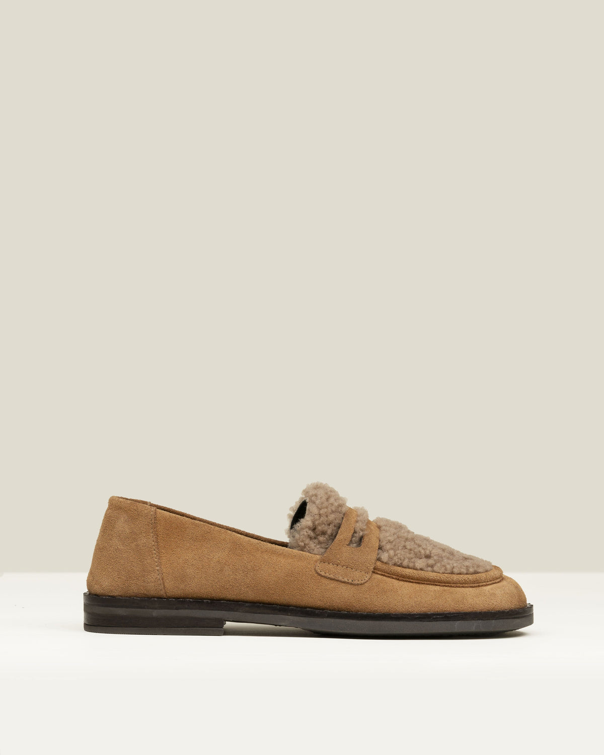 Belisse curly tan Flat shoes Gaimo 