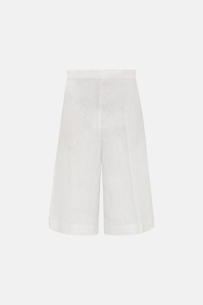 Bermuda blanca de lino Short Mirto 