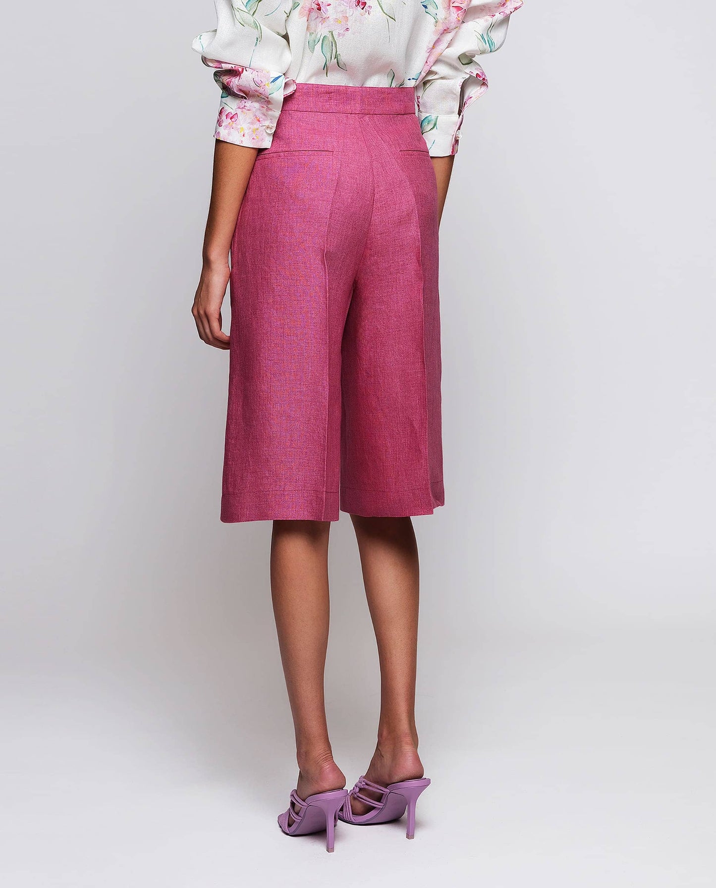 Bermuda fresa de lino Short Mirto 
