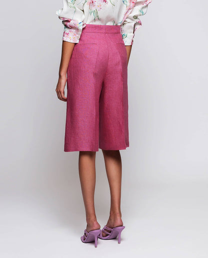 Bermuda fresa de lino Short Mirto 