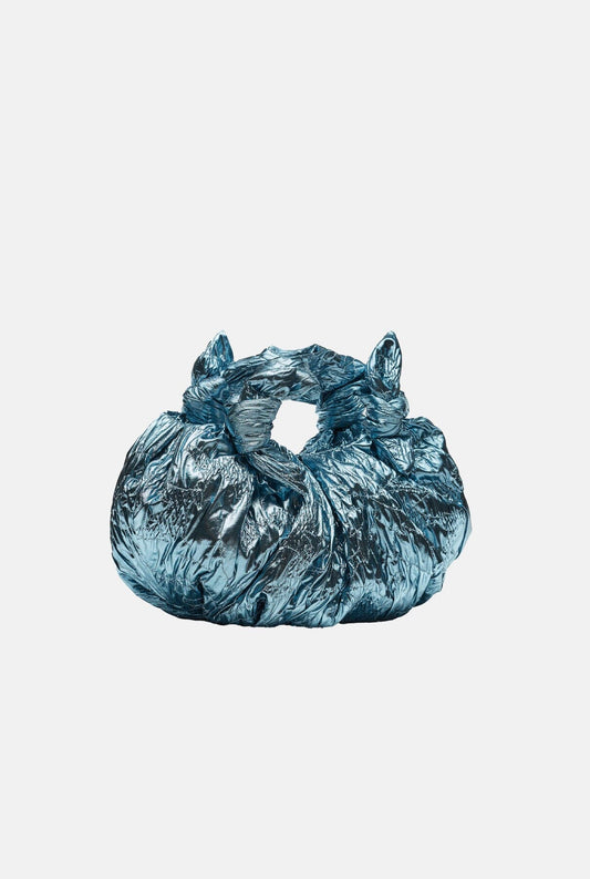 Bernatta Mini Blue Textured Hand bags Laia Alen 
