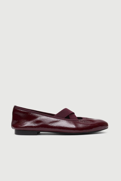 Bettina Ballet Flats in Burgundy Patent Leather Bettina AUGUSTA 