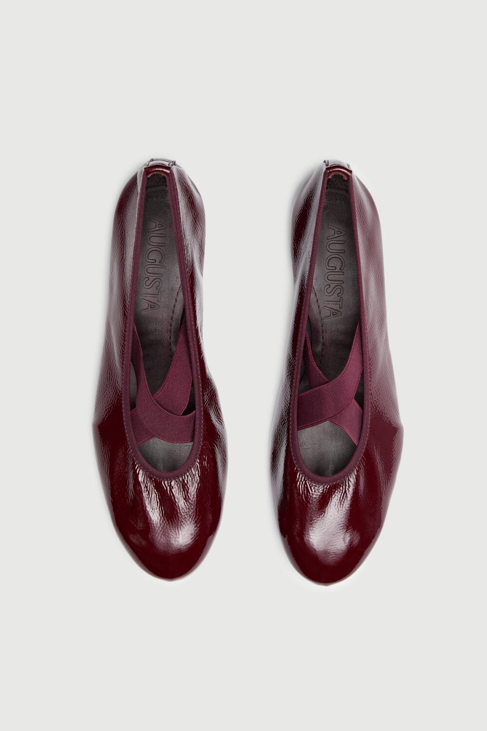 Bettina Ballet Flats in Burgundy Patent Leather Bettina AUGUSTA 