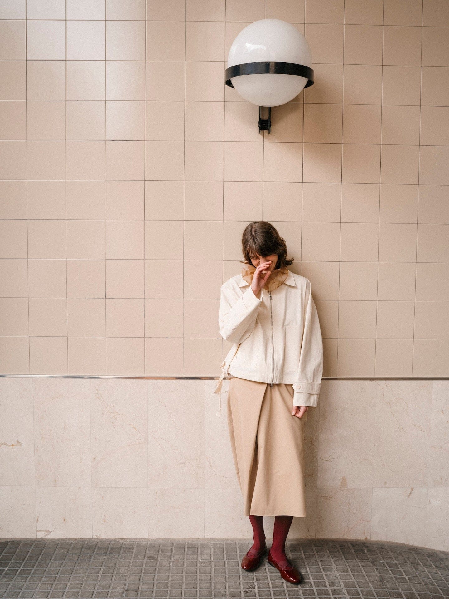 Bettina Ballet Flats in Burgundy Patent Leather Flat shoes AUGUSTA 