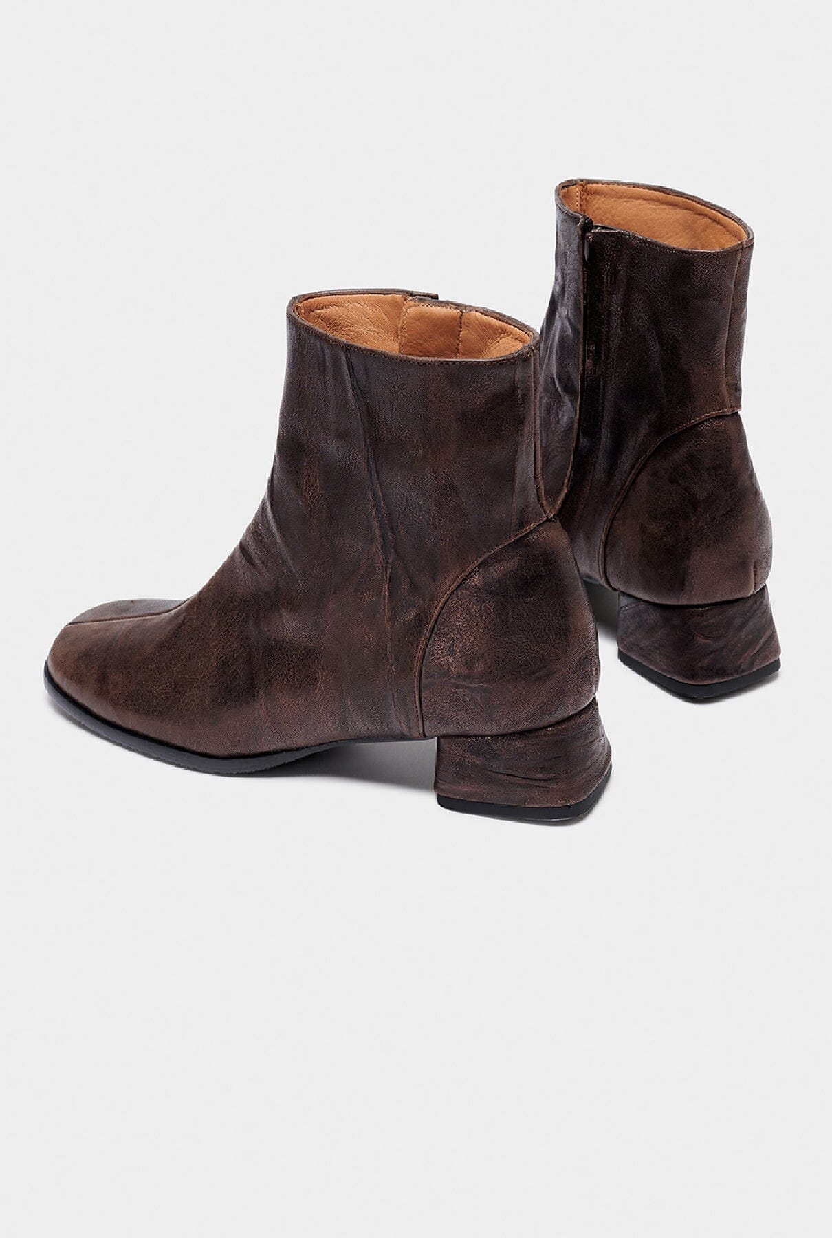 Bieldo Metallic Brown Boots Naguisa 