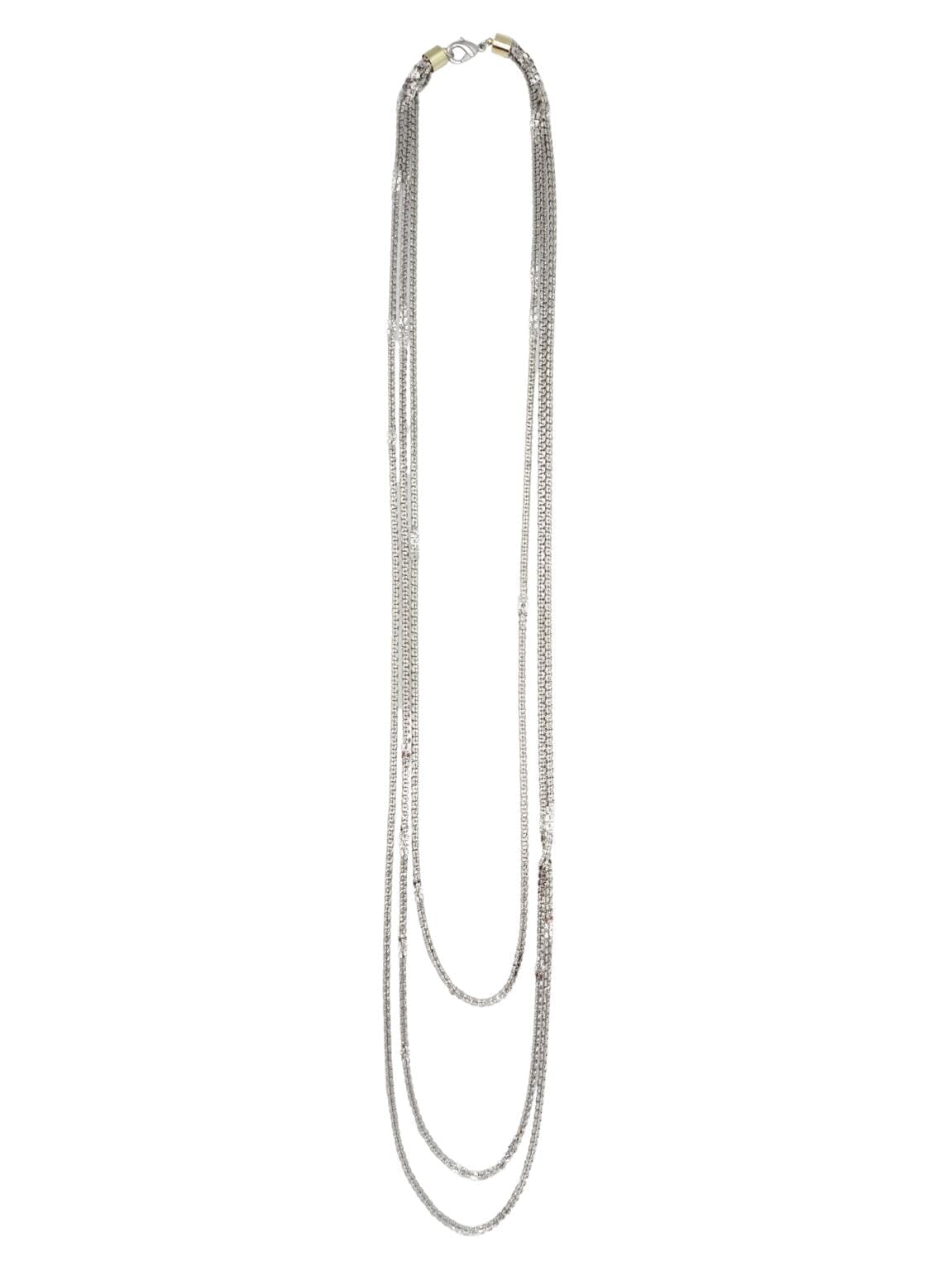 BIG BOMBETA NECKLACE Sita Nevado Silver 