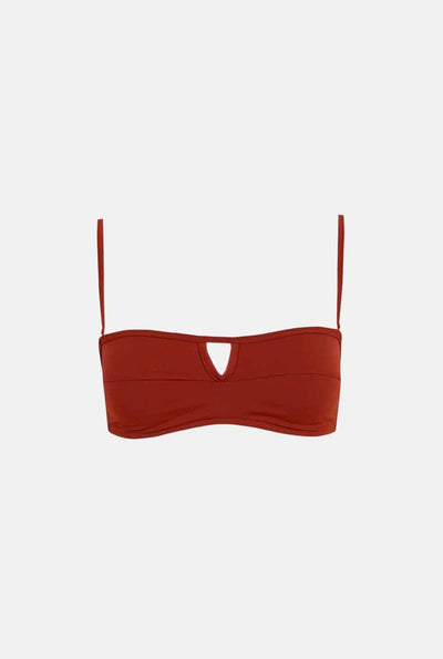 Bikini Top Bandeau Salitre Terra · MUR Swimwear