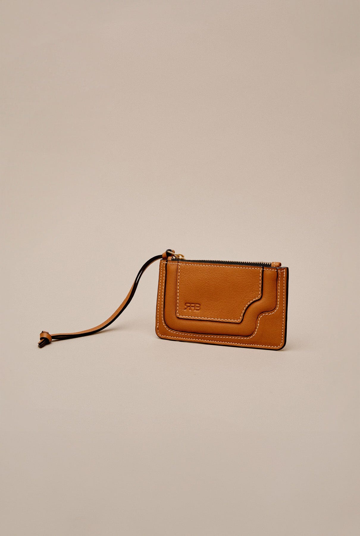 Binomio Light Caramel Leather Zip Wallet Wallets & Purses RFB 